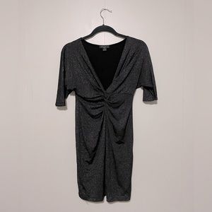 XXI size small stretchy sparkling black dress